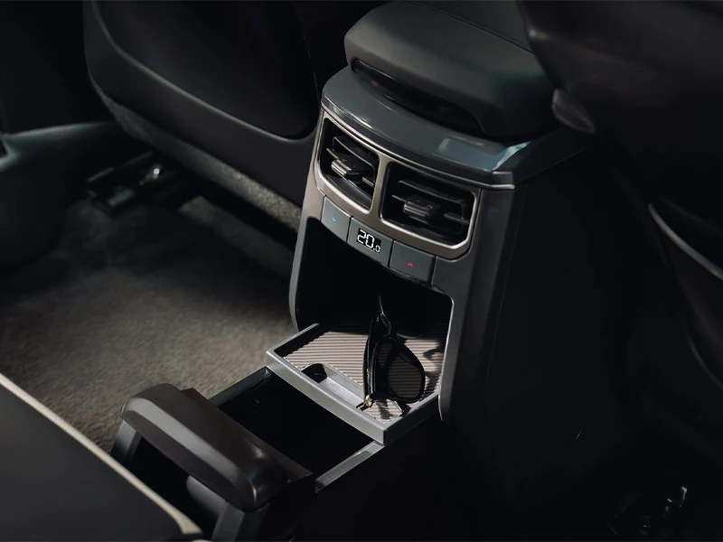 novo kia ev5 interior traseiro